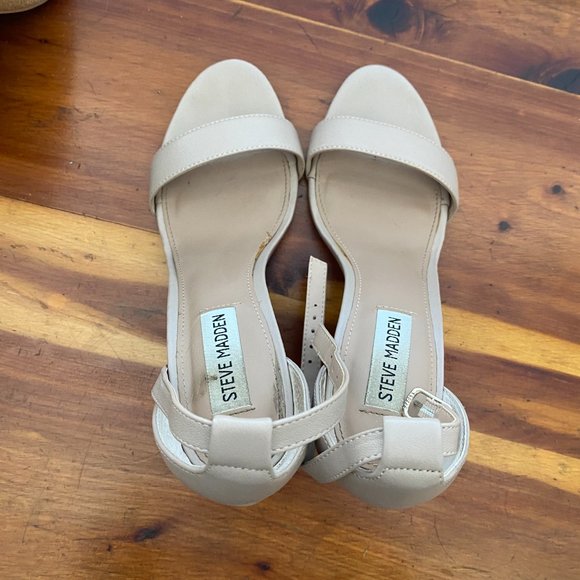 Steve Madden Carrson Dress Sandal Blush Leather (Sz. 9) - Picture 9 of 10